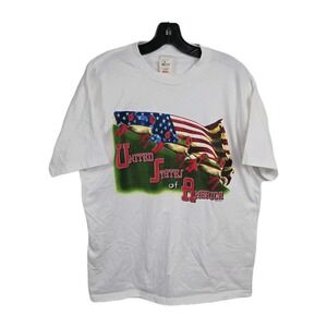 Logotel Vintage Men's Size Large‎ United States Of America Frogs Shirt USA New